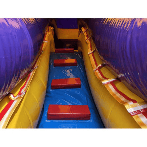 Moonwalk USA 21ft Carnival Inflatable Water Slide W-291 ladder to top