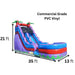 Moonwalk USA 21ft Purple Inflatable Water Slide Wet/Dry Dimensions and Commercial Vinyl