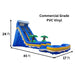 Moonwalk USA 24ft Blue Wave Super Inflatable Water Slide Wet/Dry Dimensions and Commercial Grade Specifications