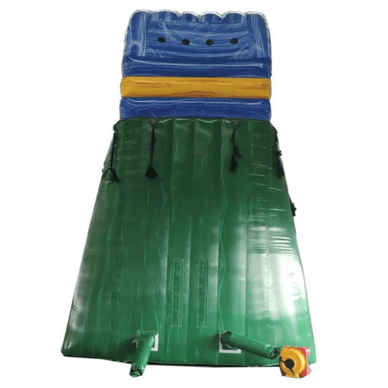 Moonwalk USA 24ft Palm Tree Super Inflatable Water Slide Wet/Dry Rear View with Blower Attached