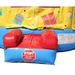 Moonwalk USA Birthday Cake Bounce House Entrance View with Safety Ramps