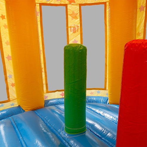 Moonwalk USA Birthday Cake Bounce House Pop Ups Inside View
