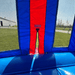 Moonwalk USA Blue Gift Box Bounce House Exit Zipper View