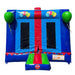 Moonwalk USA Blue Gift Box Bounce House Front View
