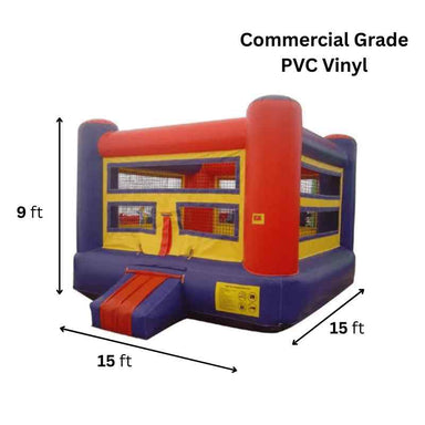 Moonwalk USA Boxing Bounce House Dimensions and Commercial Grade Vinyl