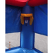 Moonwalk USA Brave Knight Castle Combo Bounce House Basketball Hoop View
