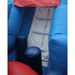 Moonwalk USA Brave Knight Castle Combo Bounce House Pop Up Feature and Ladder View