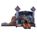 Moonwalk USA Bulldozer Combo Bounce House with Slide Wet/Dry Front View