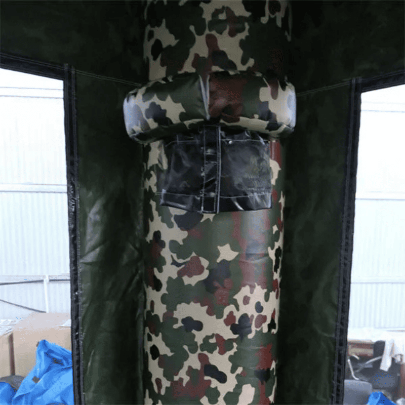 Moonwalk USA Camo Bounce House Basketball Hoop View