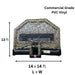 Moonwalk USA Camo Bounce House Dimensions and Commercial Vinyl Specs