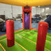 Moonwalk USA Castle Combo Bounce House with Removable Pool Wet/Dry Inside View of Pop Ups and Basketball Hoop