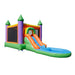 Moonwalk USA Castle Combo Bounce House with Removable Pool Wet/Dry Rear Right View