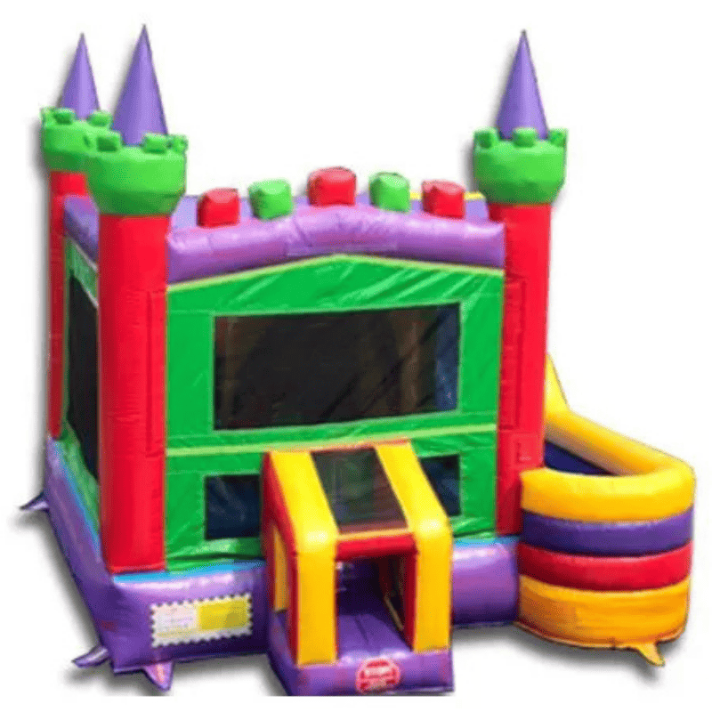 Moonwalk USA Castle Combo XL Bounce House Wet/Dry Front Alternate View