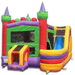 Moonwalk USA Castle Combo XL Bounce House Wet/Dry Front View