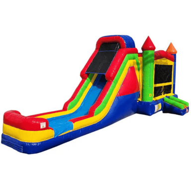 Moonwalk USA Castle Module Combo Bounce House Wet/Dry Front Right View