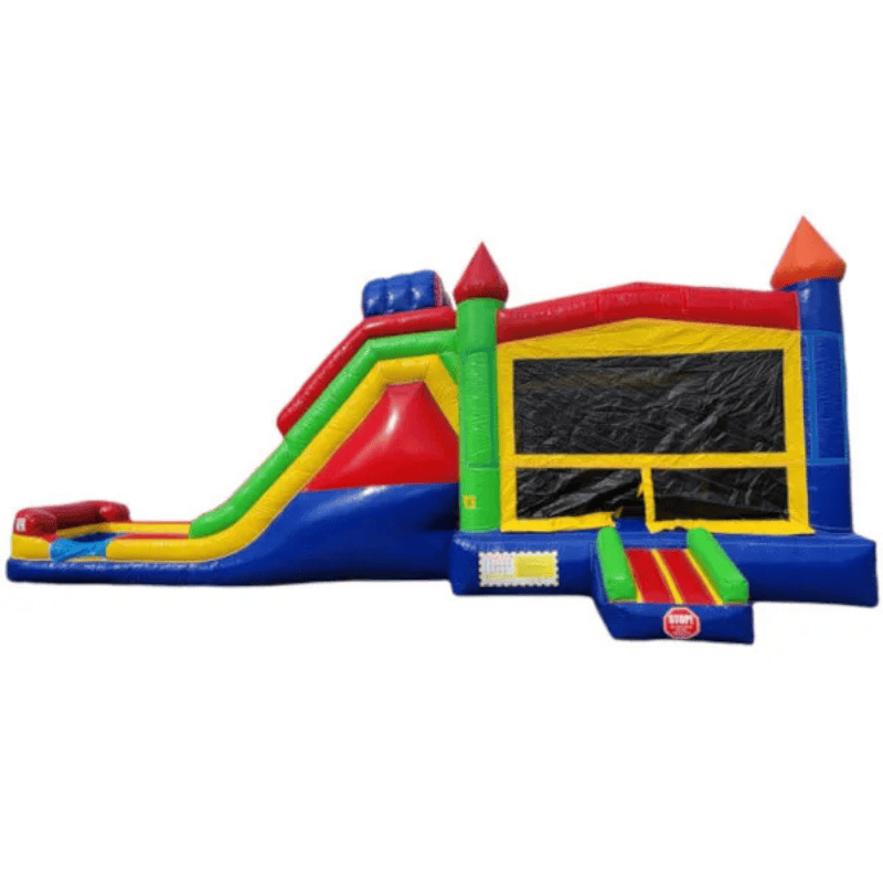 Moonwalk USA Castle Module Combo Bounce House Wet/Dry Front View