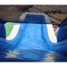 Moonwalk USA Dolphin Combo Bounce House Slide to Pool View