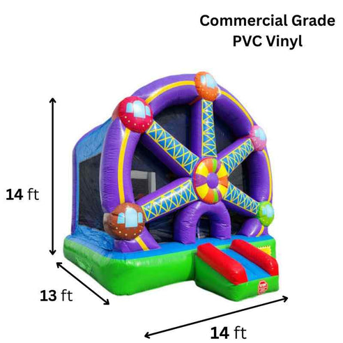 Moonwalk USA Ferris Wheel Bouncer B-046 carnival bounce house specifications