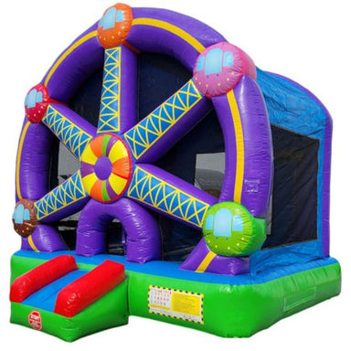 Moonwalk USA Ferris Wheel Bounce House Front Left View