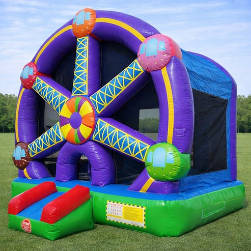 Moonwalk USA Ferris Wheel Bounce House Outside View