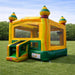 Moonwalk USA Fiesta Castle Bounce House Front Right View Outside