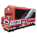 Moonwalk USA Fire Station Combo Bounce House Wet/Dry Front Left View