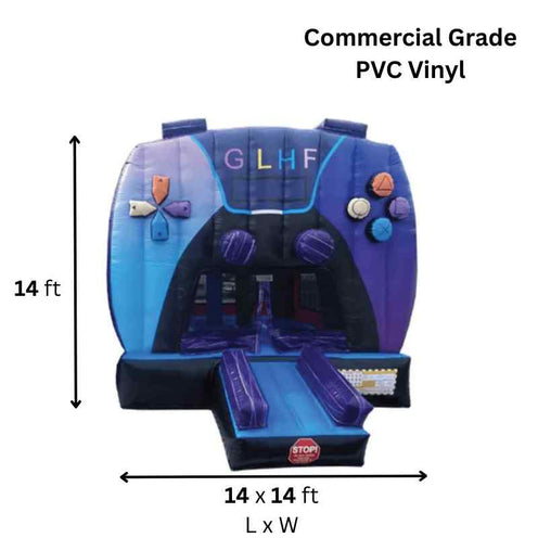 Moonwalk USA Gamer Bouncer B-058 gamer bounce house specifications