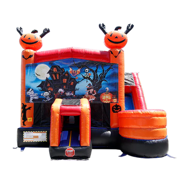 Moonwalk USA Halloween Combo Bounce House Wet/Dry Front View