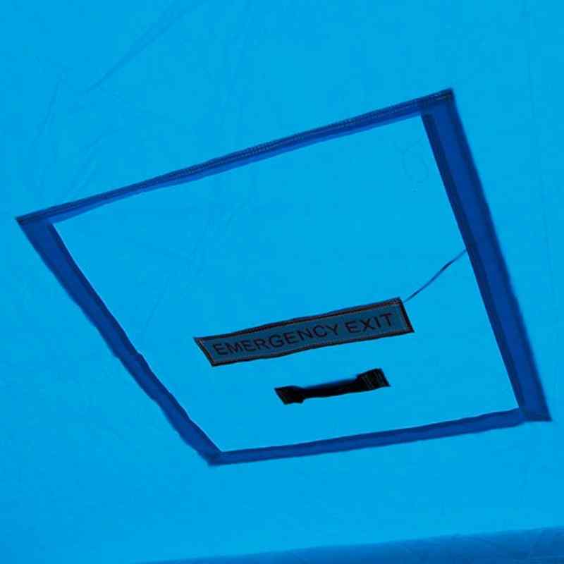 Moonwalk USA Life is Good Bounce House Emergency Exit Safety View