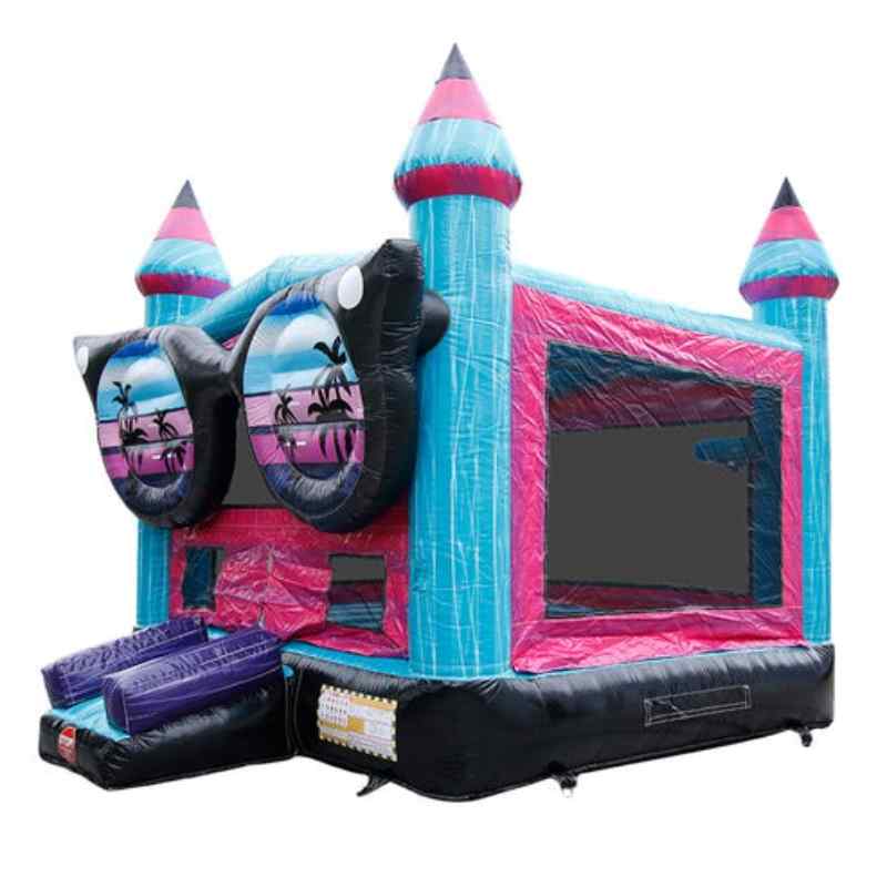 Moonwalk USA Life is Good Bounce House Front Left View