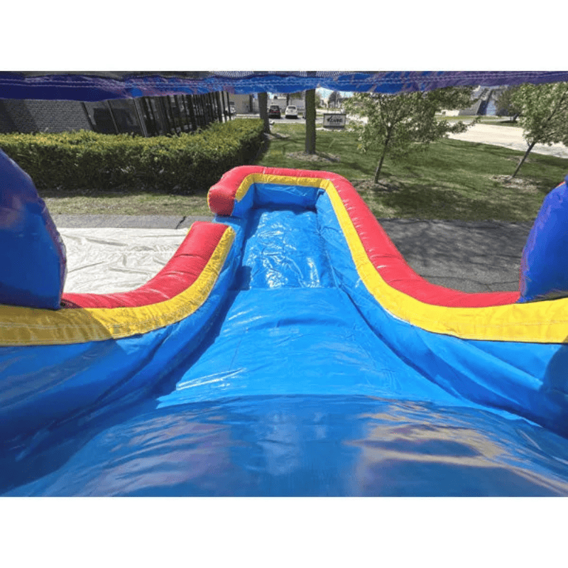 Moonwalk USA Module Combo Bounce House Wet/Dry Slide View to Pool