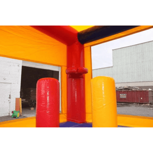 Moonwalk USA Wet dry bounce house combo with included inside hoop and pop ups