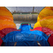 Moonwalk USA Palm Tree Combo Bounce House with Slide Wet/Dry Top of Slide View