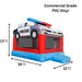 Moonwalk USA Police Car Bounce House Dimensions and Commercial Grade Vinyl Information
