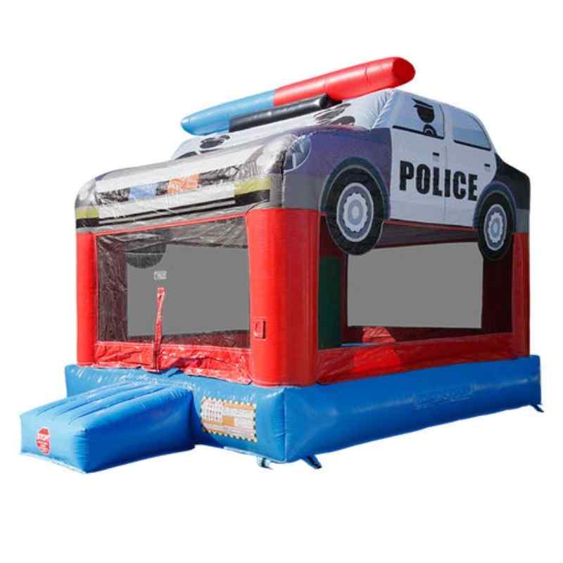 Moonwalk USA Police Car Bounce House Front Left View