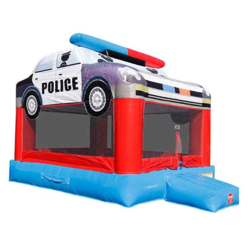 Moonwalk USA Police Car Bounce House Front Right View