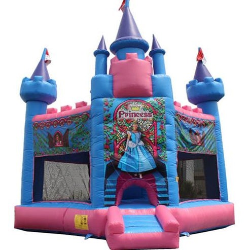 Moonwalk USA Princess Bounce House Front View