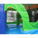 Moonwalk USA Rainbow Castle Bounce House Combo Wet/Dry Entrance at Bottom of Slide View with Pop Up in Back
