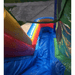 Moonwalk USA Rainbow Castle Bounce House Combo Wet/Dry Top of Slide View