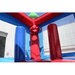 Moonwalk USA Rainbow Castle Bounce House Inside View of Pop Ups and Basketball Hoop
