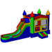 Moonwalk USA Rainbow Combo Bounce House Wet/Dry 3D Render