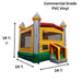 Moonwalk USA Rocky Castle Bounce House Dimensions and Commercial Grade Vinyl Information