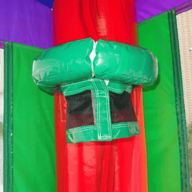 Moonwalk USA Royal Castle Bounce House Basketball Hoop Close View