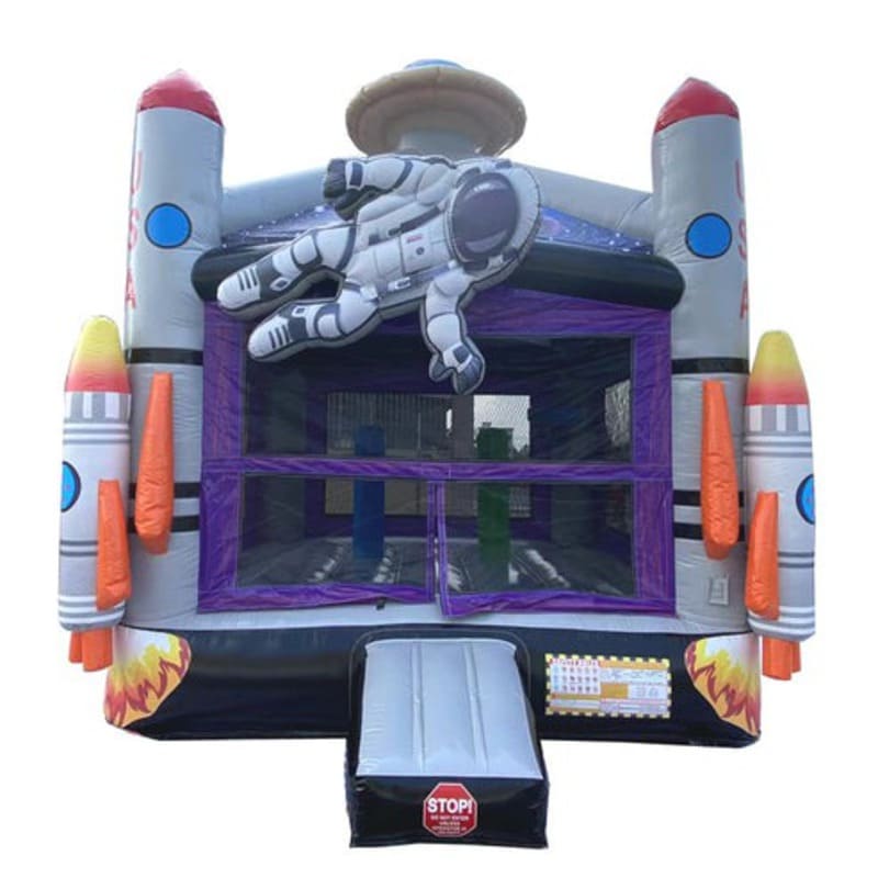 Moonwalk USA Space Bounce House Front View