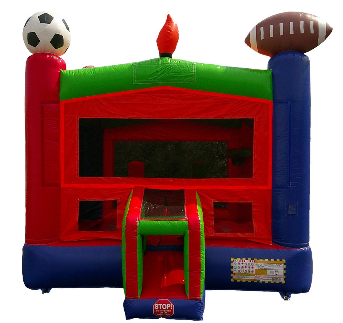 Moonwalk USA Sports Bounce House Front View
