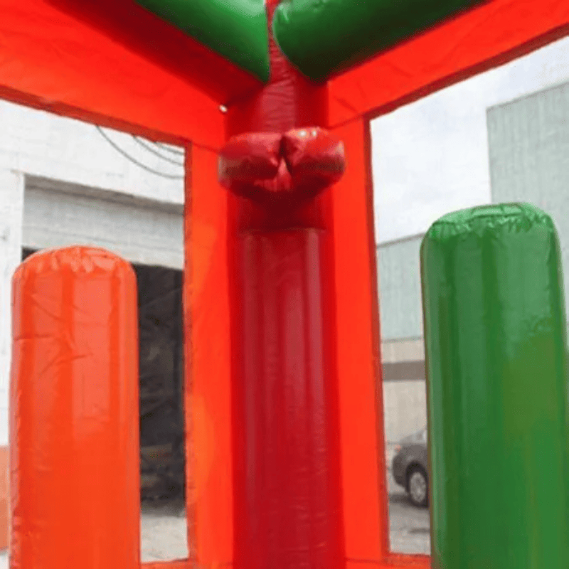 Moonwalk USA Sports Bounce House Pop Ups and Basketball Hoop View