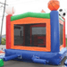 Moonwalk USA Sports Bounce House Rear View with Blower Inflating Unit