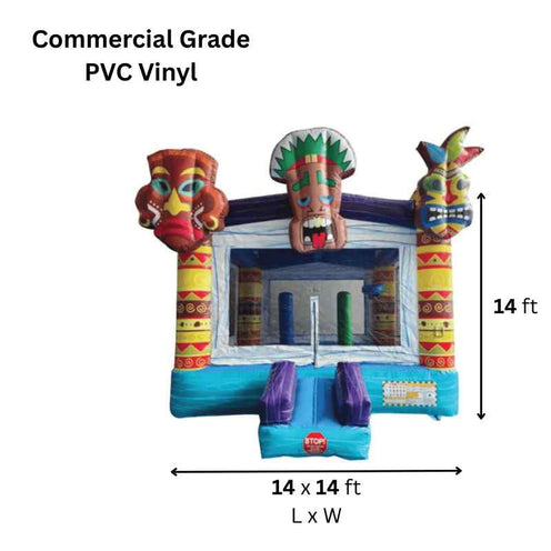 Moonwalk USA Tiki Bouncer B-057 tiki bounce house specifications