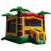 Moonwalk USA Tropical Palm Tree Bounce House Front Right View
