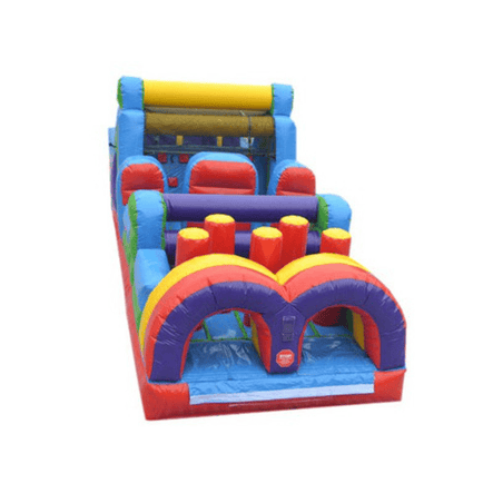 40 FT Rainbow Obstacle Course front view